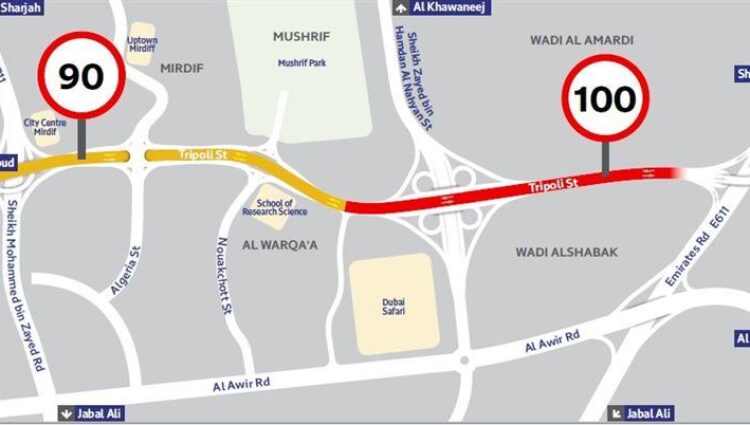 Speed limit to be raised on key Dubai road