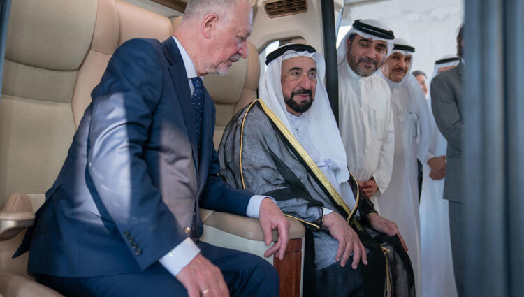 In pictures: Sharjah ruler inspects SkyWay project