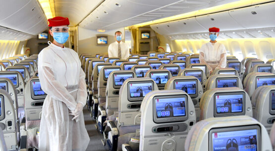 In pictures: Dubai’s Emirates airline is stepping up Covid-19 safety measures