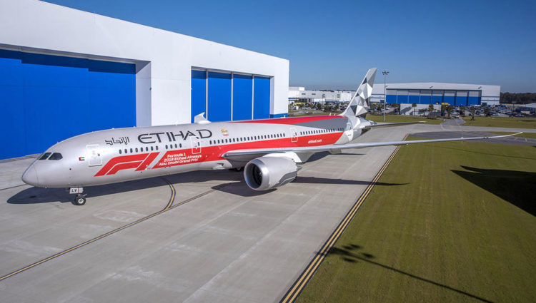 Etihad Airways unveils Abu Dhabi F1 10-year anniversary livery